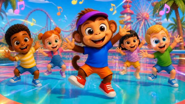 Scene 3 - Jumbi Kids - The monkey song
