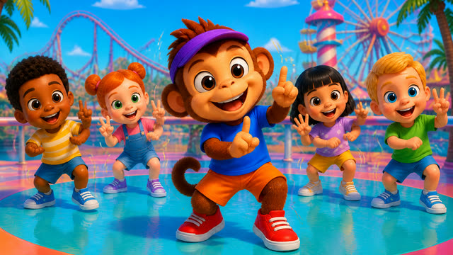 Scene 6 - Jumbi Kids - The monkey song