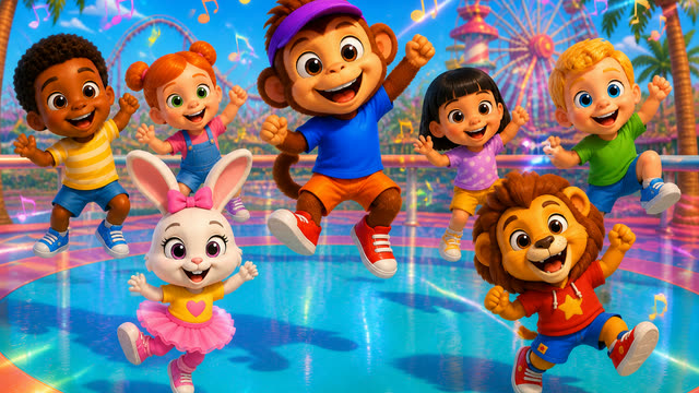 Scene 8 - Jumbi Kids - The monkey song