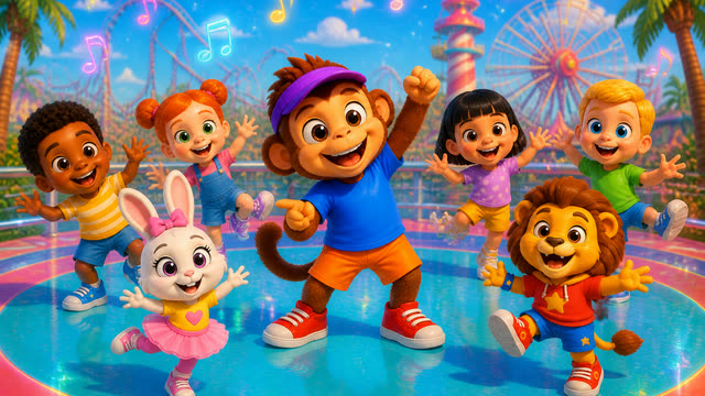 Scene 11 - Jumbi Kids - The monkey song