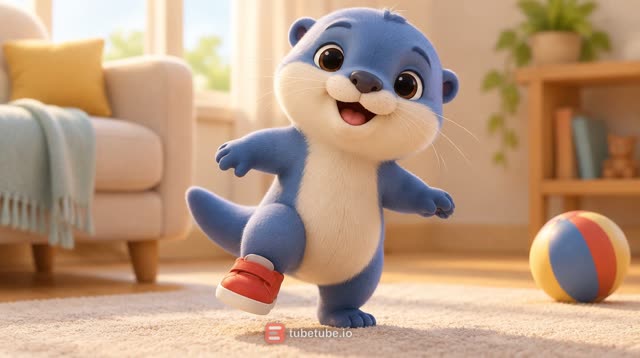 Scene 1 - Blue Otter Finds His Shoe
