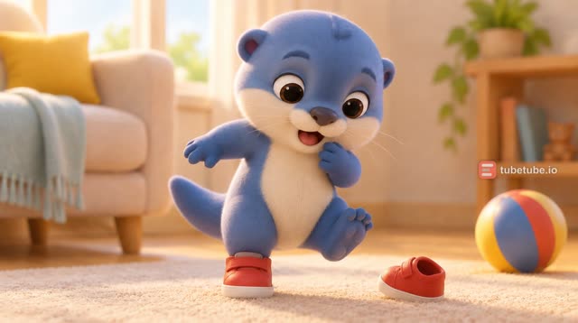 Scene 3 - Blue Otter Finds His Shoe