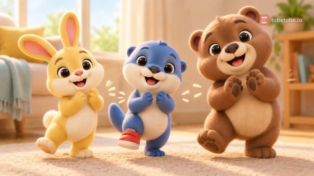 Scene 5 - Blue Otter Finds His Shoe
