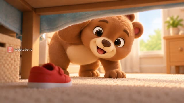 Scene 8 - Blue Otter Finds His Shoe