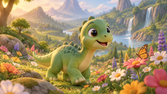 Scene 1 - Baby Dino and the Magic Seed!