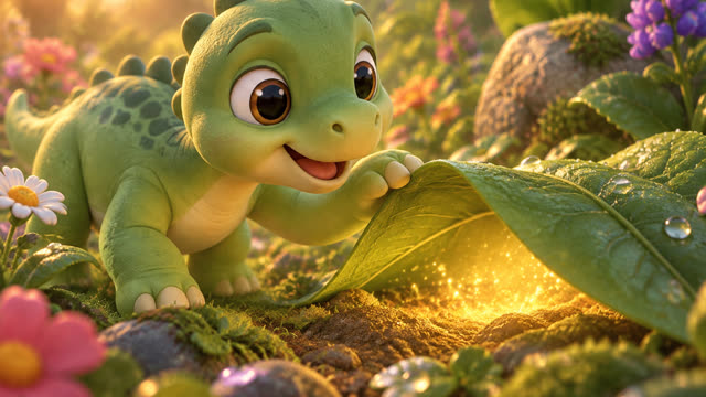 Scene 2 - Baby Dino and the Magic Seed!