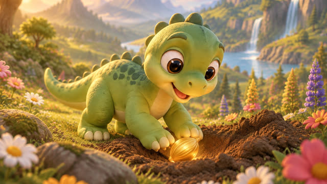 Scene 5 - Baby Dino and the Magic Seed!