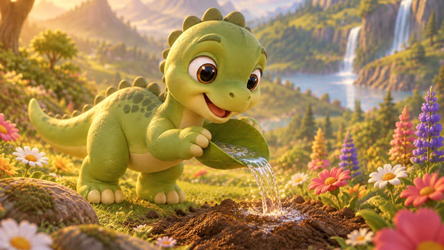 Scene 6 - Baby Dino and the Magic Seed!