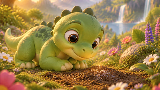 Scene 7 - Baby Dino and the Magic Seed!