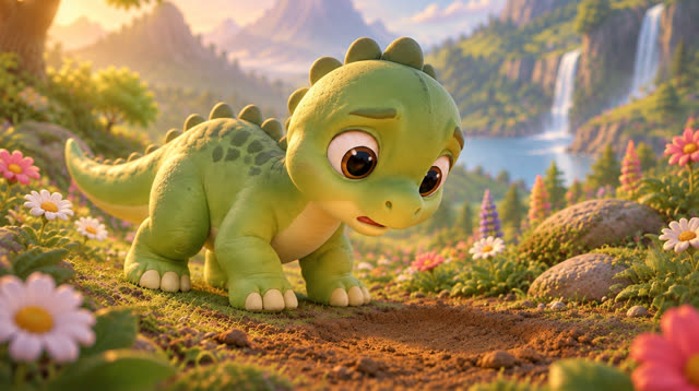 Scene 8 - Baby Dino and the Magic Seed!