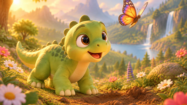 Scene 9 - Baby Dino and the Magic Seed!