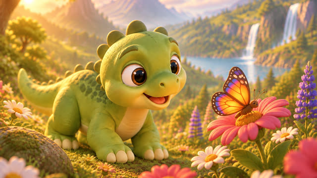 Scene 10 - Baby Dino and the Magic Seed!