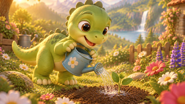 Scene 11 - Baby Dino and the Magic Seed!