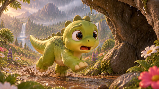 Scene 13 - Baby Dino and the Magic Seed!