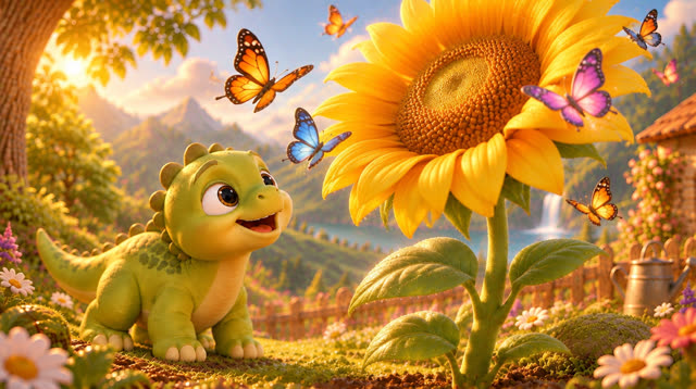 Scene 20 - Baby Dino and the Magic Seed!