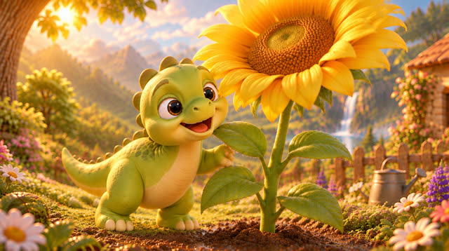 Scene 21 - Baby Dino and the Magic Seed!