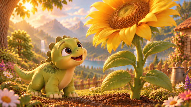 Scene 23 - Baby Dino and the Magic Seed!
