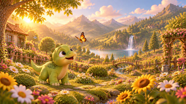 Scene 24 - Baby Dino and the Magic Seed!