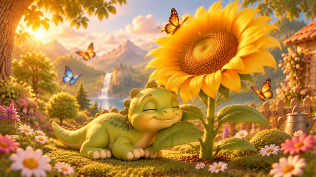 Scene 25 - Baby Dino and the Magic Seed!