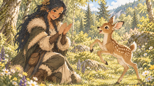 Scene 1 - Le faon qui voulait danser