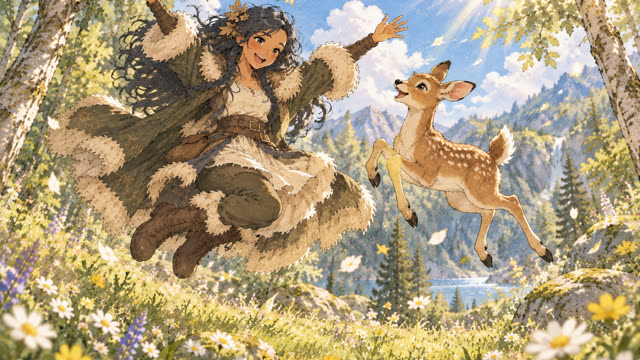 Scene 8 - Le faon qui voulait danser