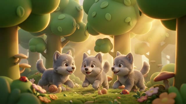 Scene 3 - Les Loups Malins Déguisés