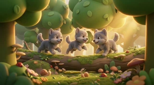 Scene 4 - Les Loups Malins Déguisés