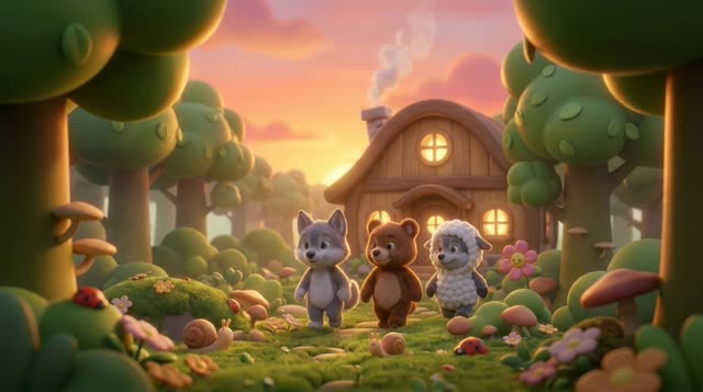Scene 21 - Les Loups Malins Déguisés