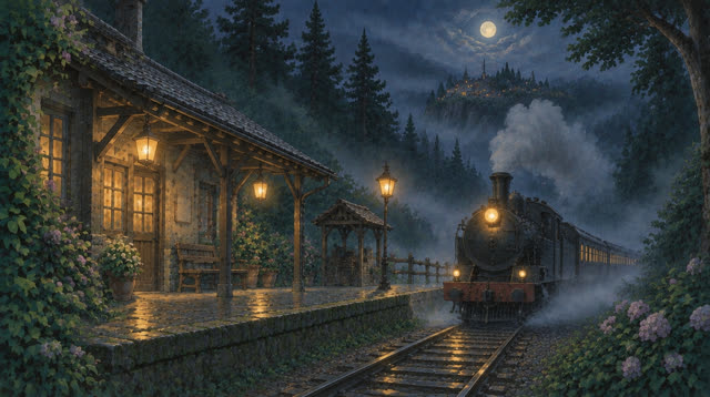 Scene 5 - The Station That Appeared in the Rain