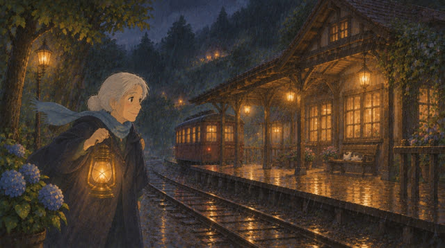 Scene 18 - The Station That Appeared in the Rain