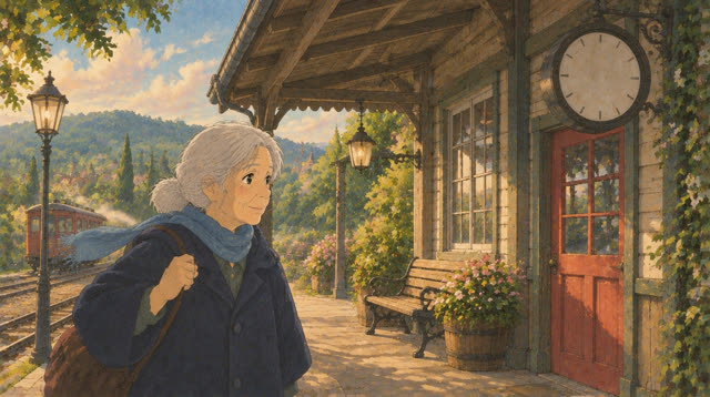 Scene 19 - The Station That Appeared in the Rain