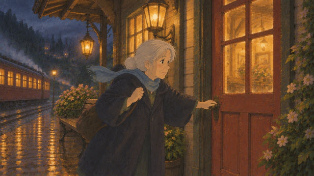 Scene 21 - The Station That Appeared in the Rain