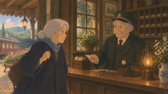 Scene 23 - The Station That Appeared in the Rain