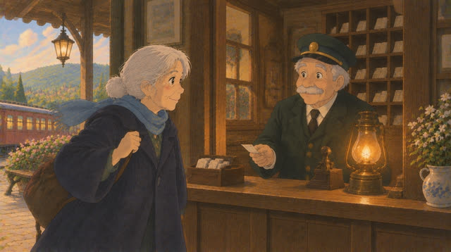 Scene 24 - The Station That Appeared in the Rain