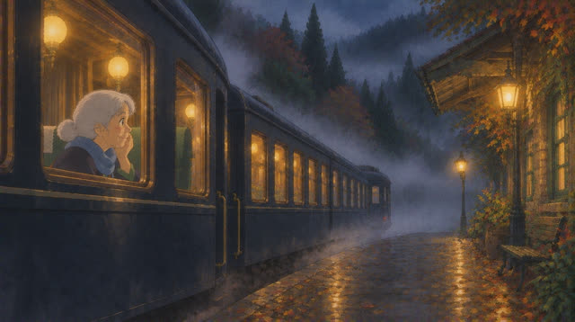 Scene 50 - The Station That Appeared in the Rain
