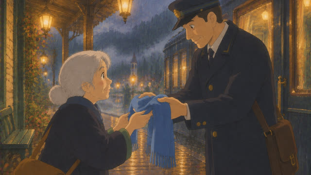 Scene 51 - The Station That Appeared in the Rain