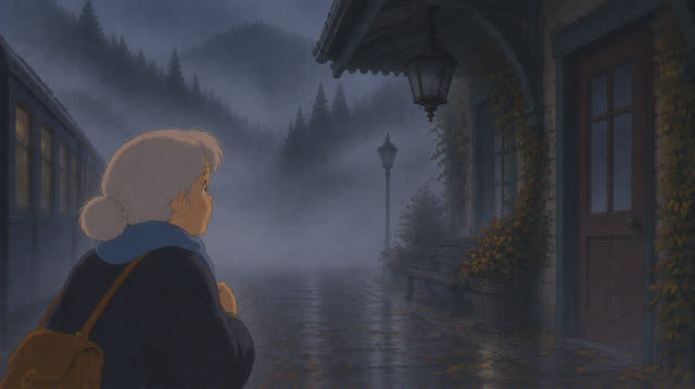 Scene 54 - The Station That Appeared in the Rain