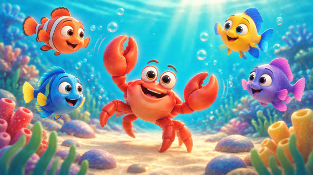 Scene 9 - Crabby Clap Dance