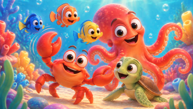 Scene 12 - Crabby Clap Dance