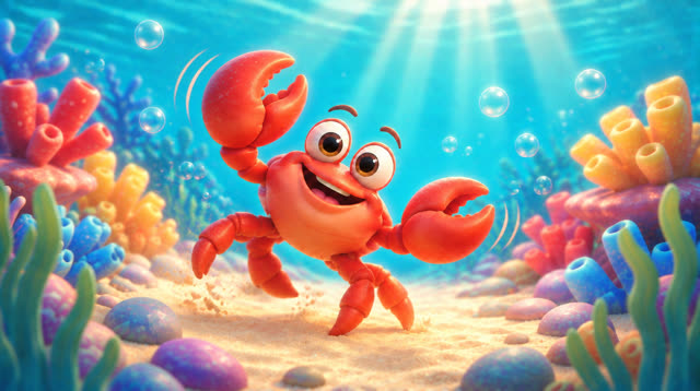 Scene 13 - Crabby Clap Dance