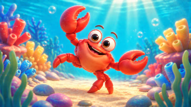 Scene 16 - Crabby Clap Dance