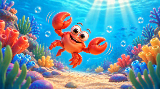 Scene 21 - Crabby Clap Dance