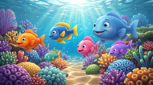 Scene 5 - Les Petits Poissons