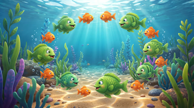 Scene 6 - Les Petits Poissons