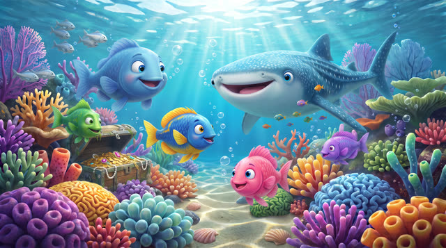 Scene 10 - Les Petits Poissons