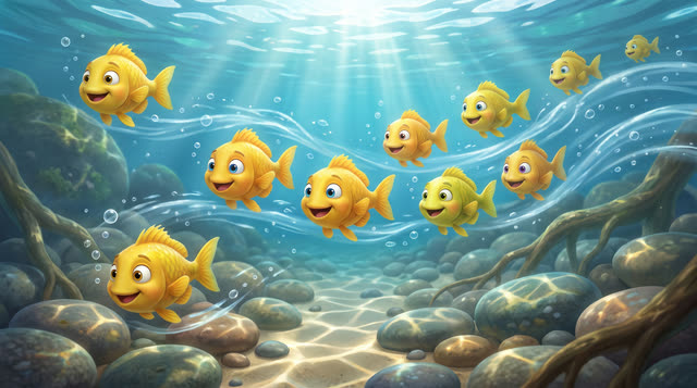 Scene 12 - Les Petits Poissons
