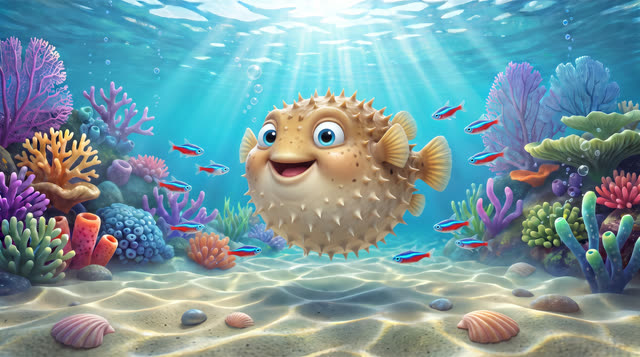 Scene 13 - Les Petits Poissons