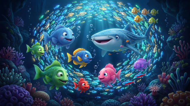 Scene 15 - Les Petits Poissons
