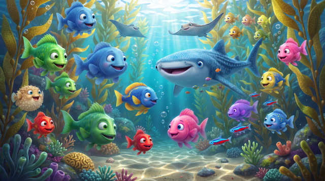 Scene 18 - Les Petits Poissons