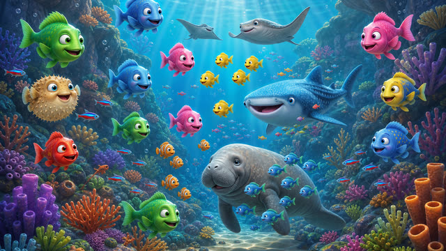 Scene 22 - Les Petits Poissons
